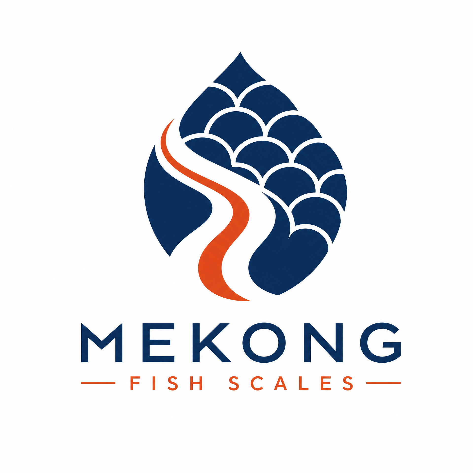 Mekong Fish Scales Logo